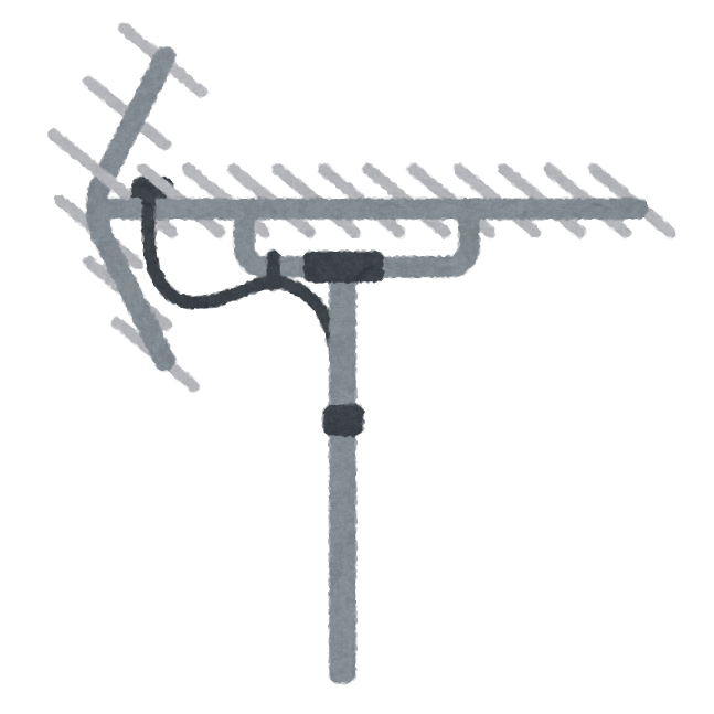八木式アンテナのイメージ図