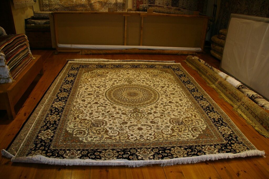 ペルシャ絨毯のメダリオン柄の例2つ目